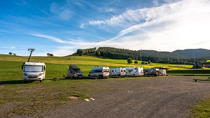 Wohnmobil-Stellplatz am Spitzenberg in Bernau im Schwarzwald  promobil